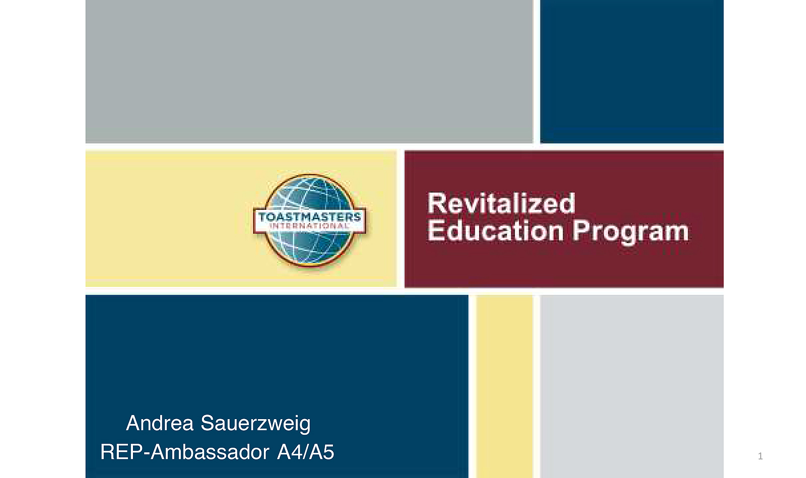 Educational zum „Revitalised Education Program“