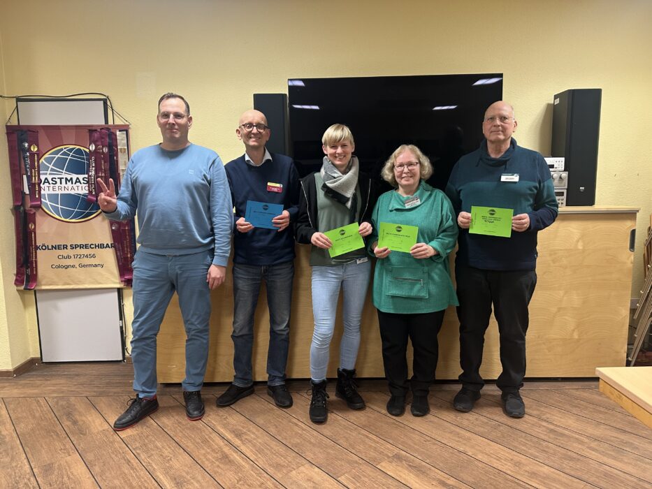 Beteiligte am Clubabend des 28.01.2026