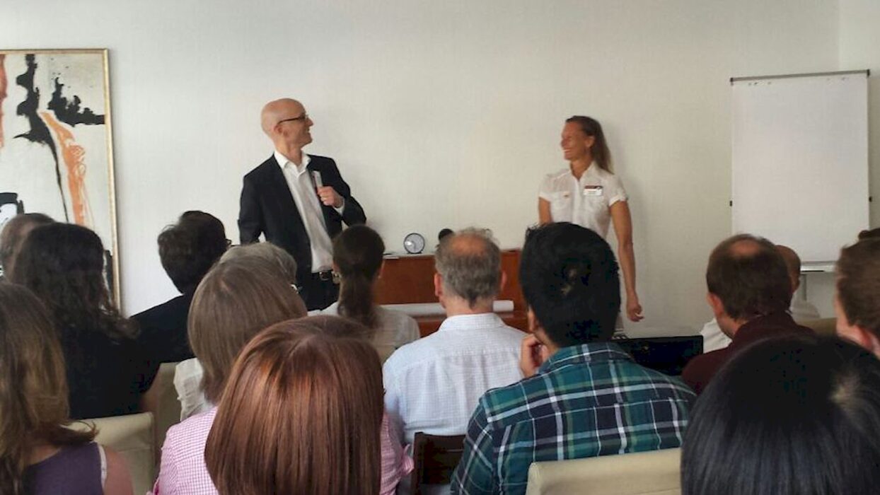 Teilnehmende beim Club Officer Training der Toastmasters Areas A4 und A5 im Juli 2016.