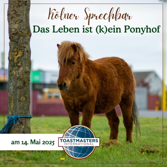 Grafik mit dem Schriftzug Kein Ponyhof zum Motto des Clubabends