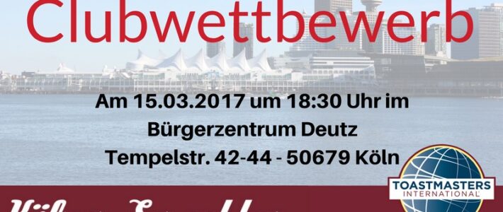 Ankündigungsgrafik zum Frühjahrs-Clubwettbewerb der Kölner Sprechbar am 15.03.2017.