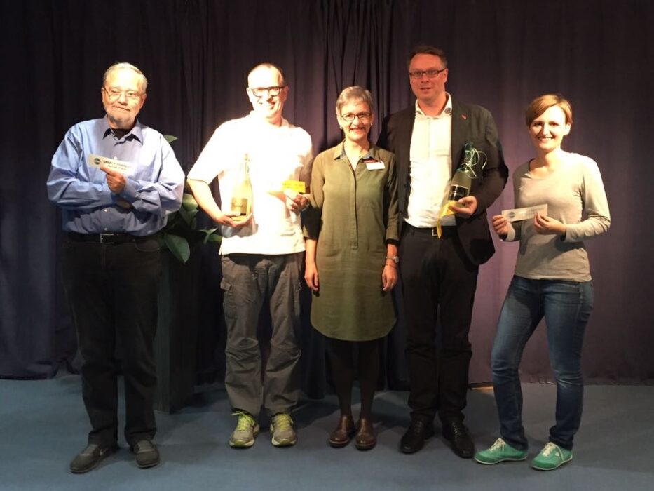 Teilnehmende und Publikum beim Herbstwettbewerb 2017 der Kölner Sprechbar.