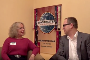 Video-Interview mit der Kölner Sprechbar – Rhetorik-Club von Toastmasters in Köln
