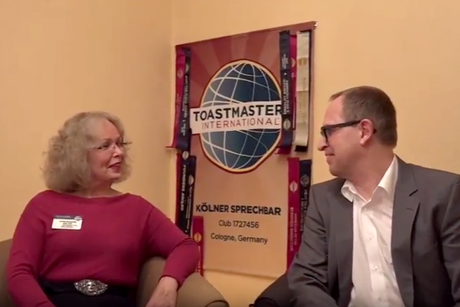 Video-Interview mit der Kölner Sprechbar – Rhetorik-Club von Toastmasters in Köln