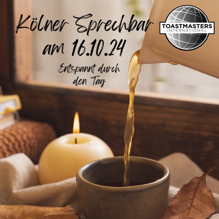 Grafik mit dem Schriftzug Entspannung zum Motto des Clubabends