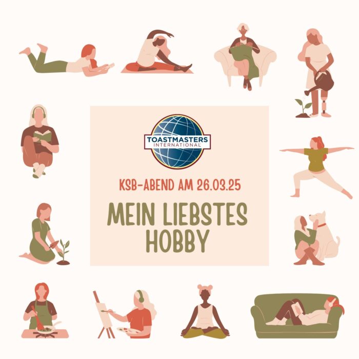 Grafik mit dem Schriftzug Hobbies zum Motto des Clubabends