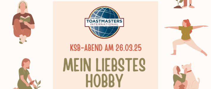 Grafik mit dem Schriftzug Hobbies zum Motto des Clubabends