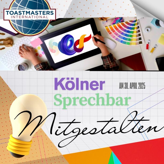 Grafik mit dem Schriftzug Mitgestalten zum Motto des Clubabends