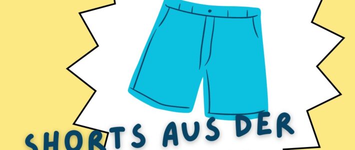 Grafik mit dem Schriftzug Shorts aus der Sprechbar zum Motto des Clubabends