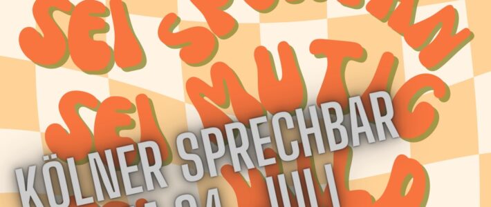 Grafik mit dem Schriftzug Clubabend Spontaneität zum Motto des Abends