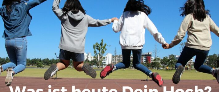 Ankündigungsgrafik "Was ist heute Dein Hoch?" der Kölner Sprechbar zum Clubabend am 23.05.2018.