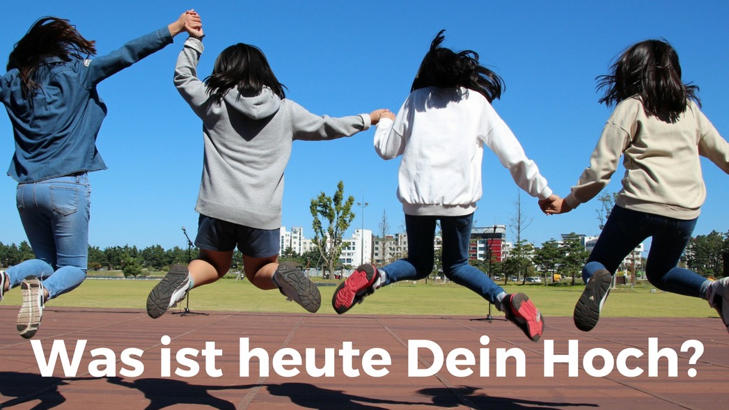 Ankündigungsgrafik "Was ist heute Dein Hoch?" der Kölner Sprechbar zum Clubabend am 23.05.2018.
